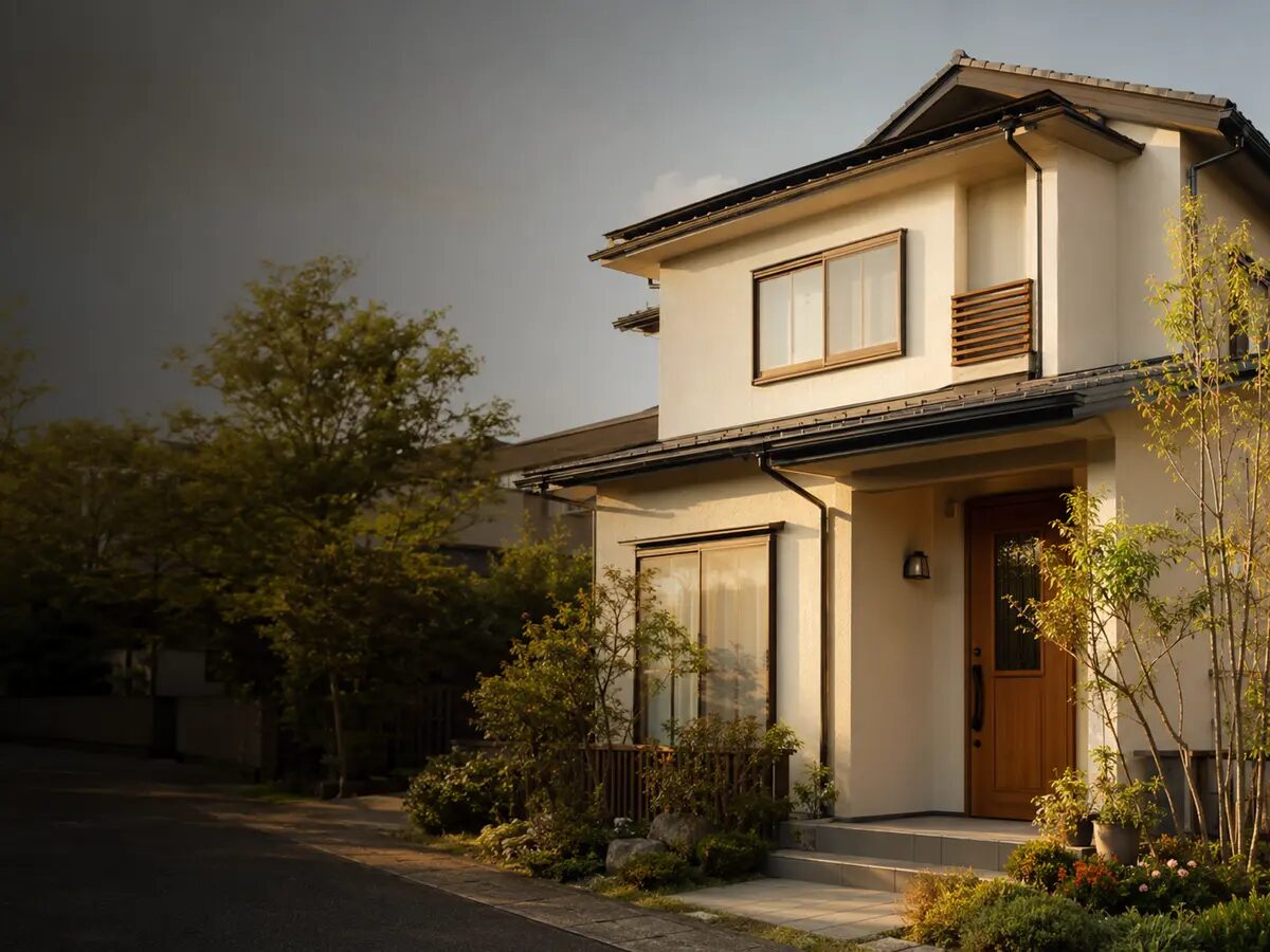塗り替えを終えた戸建住宅